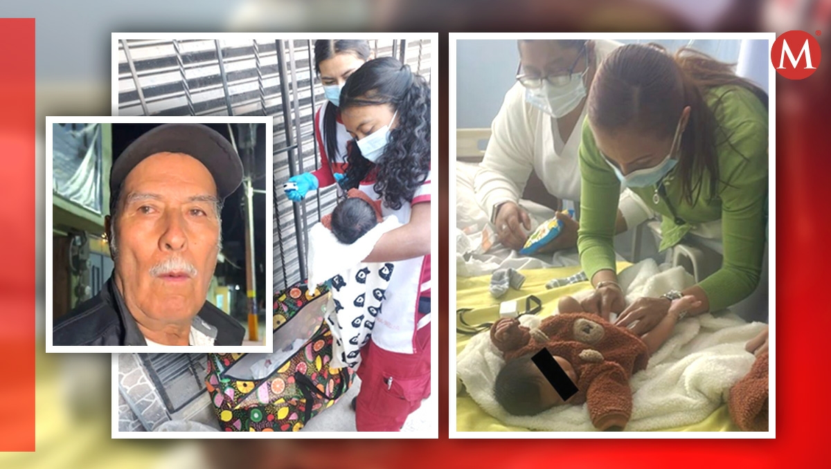 El bebé fue resguardado por Don Lupe en Edomex.
