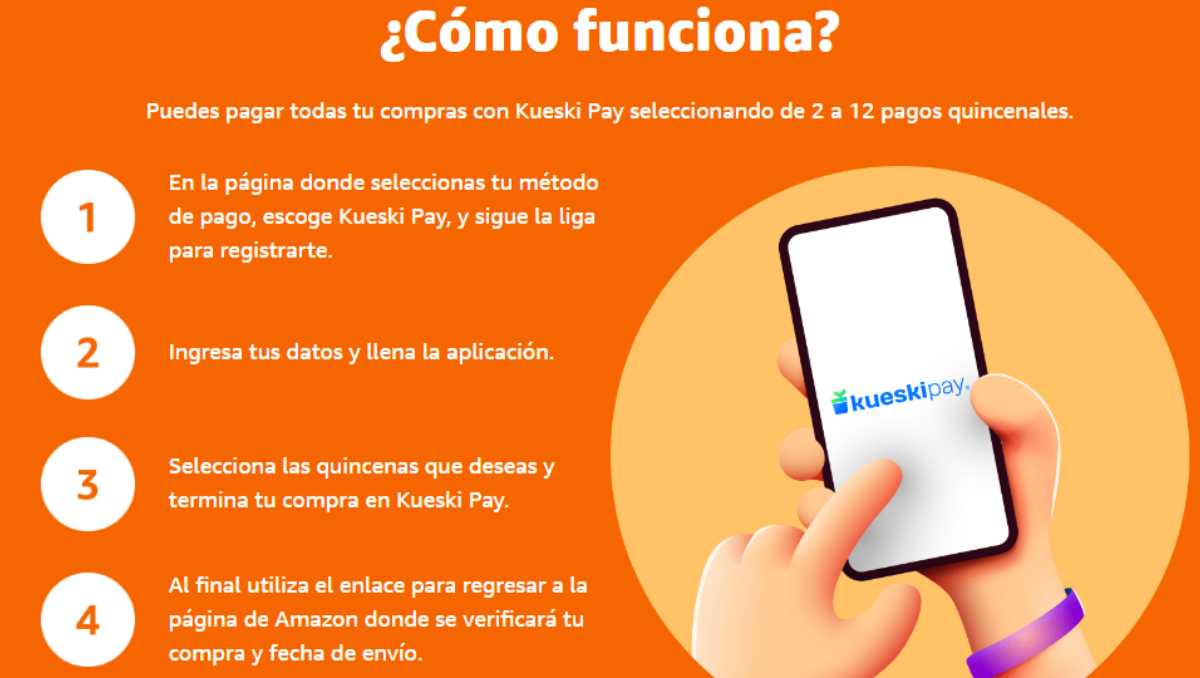 Amazon, pagos quincenales, Kueski Pay 2