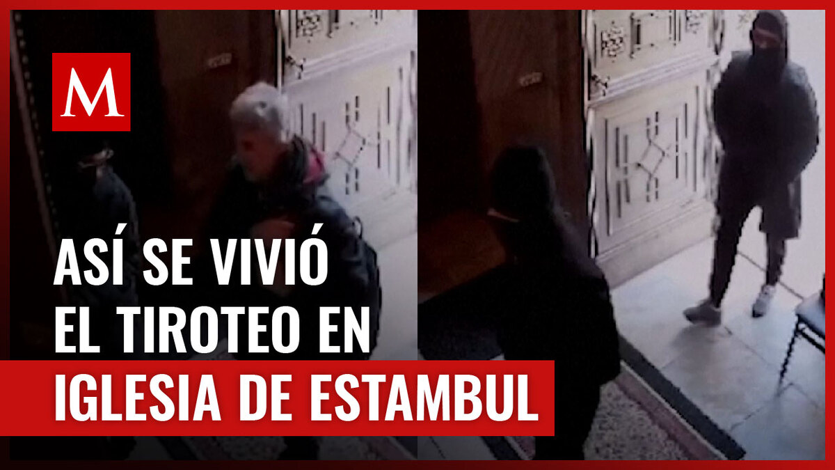 Hombres armados entraron a iglesia de Estambul y terminaron con la vida de al menos una persona