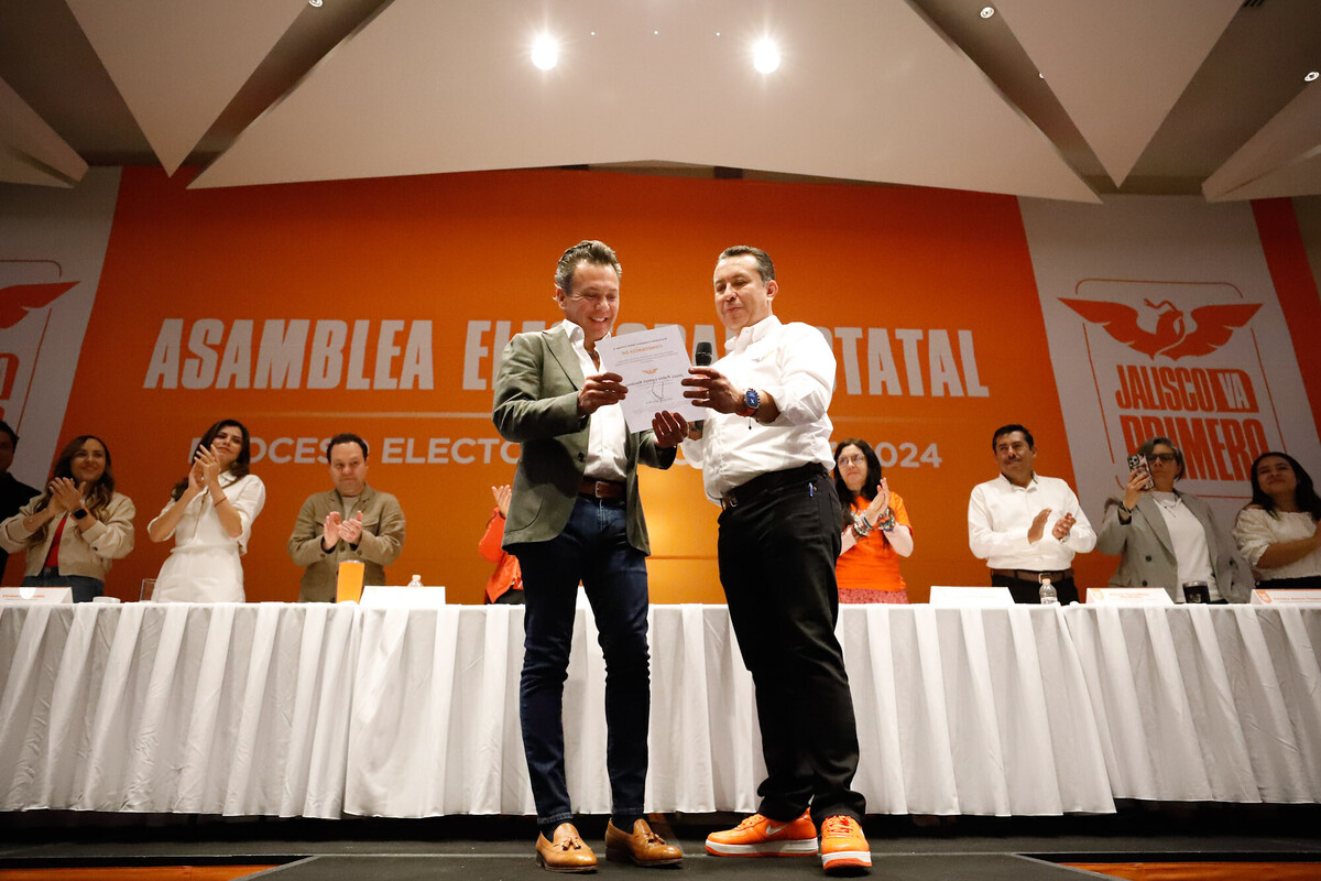 Oficializa MC a Pablo Lemus como el candidato a la gubernatura de Jalisco (Cotresía)