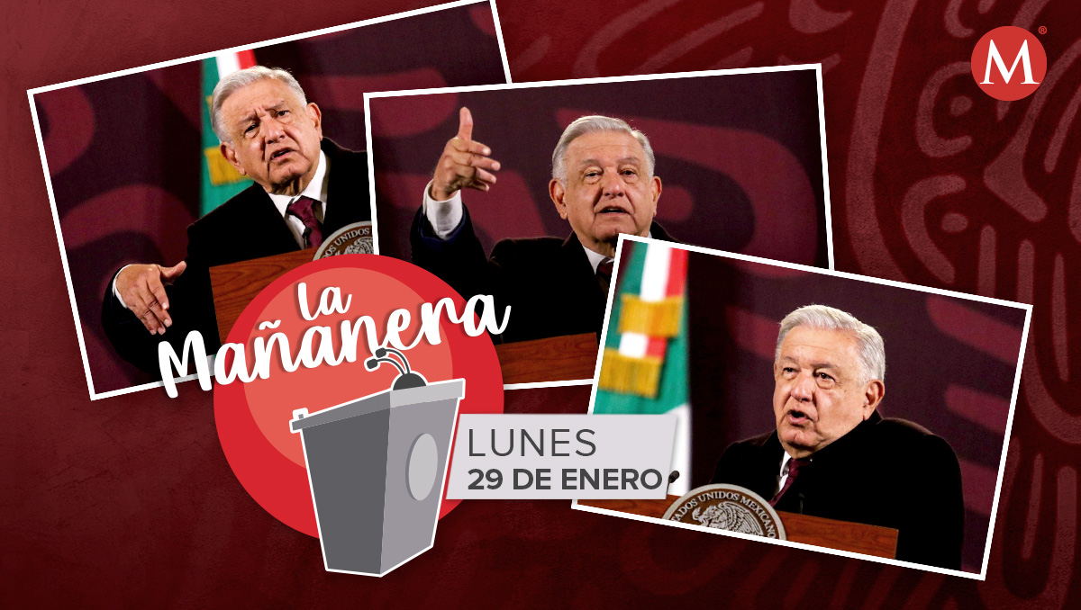 El presidente López Obrador en la mañanera desde Palacio Nacional.  | Cuartoscuro