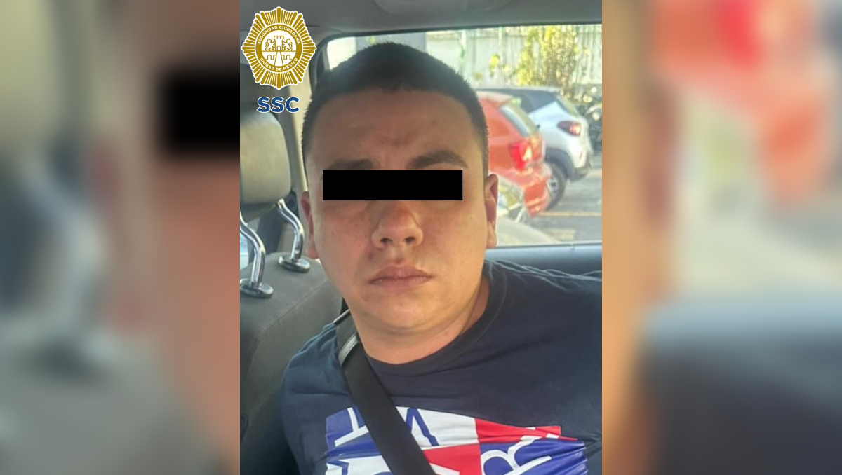 Víctor Alexis, El Cuche, presunto líder de una banda de extorsionadores en CdMx. | SSC de CdMx