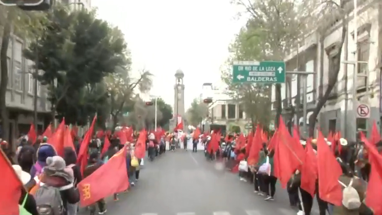 En CdMx, campesinos marchan hacia la Secretaría de Gobernación; buscan mesa de trabajo