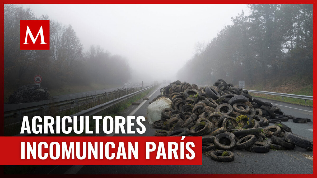 Continúan bloqueos de agricultores en Francia; se extienden protestas a España