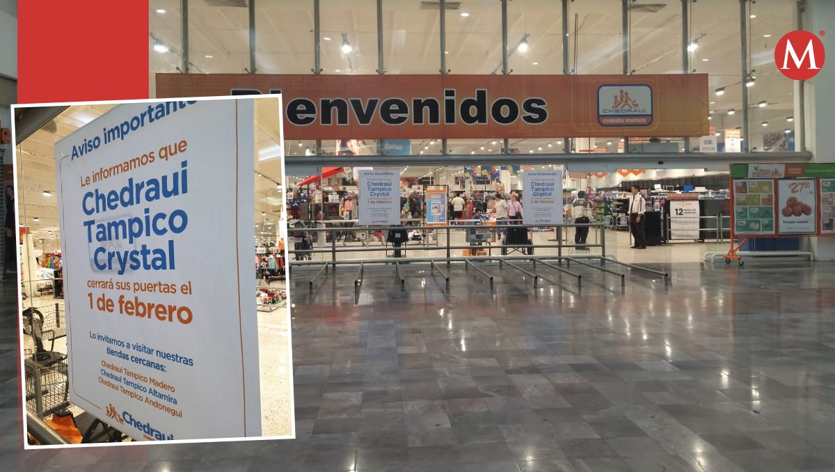 Chedraui Plaza Crystal en Tampico está cerrado a partir de este jueves. (Jaime Maya)