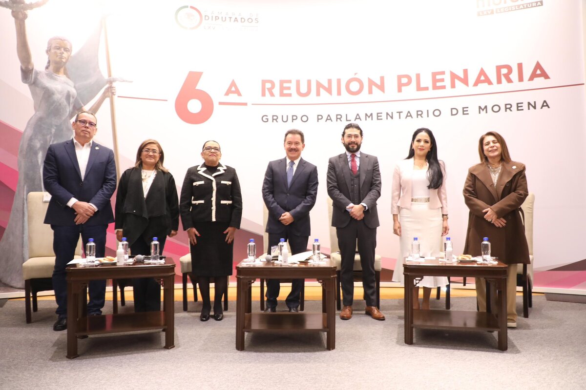 Ignacio Mier participa en reunión plenaria de Morena. | Especial