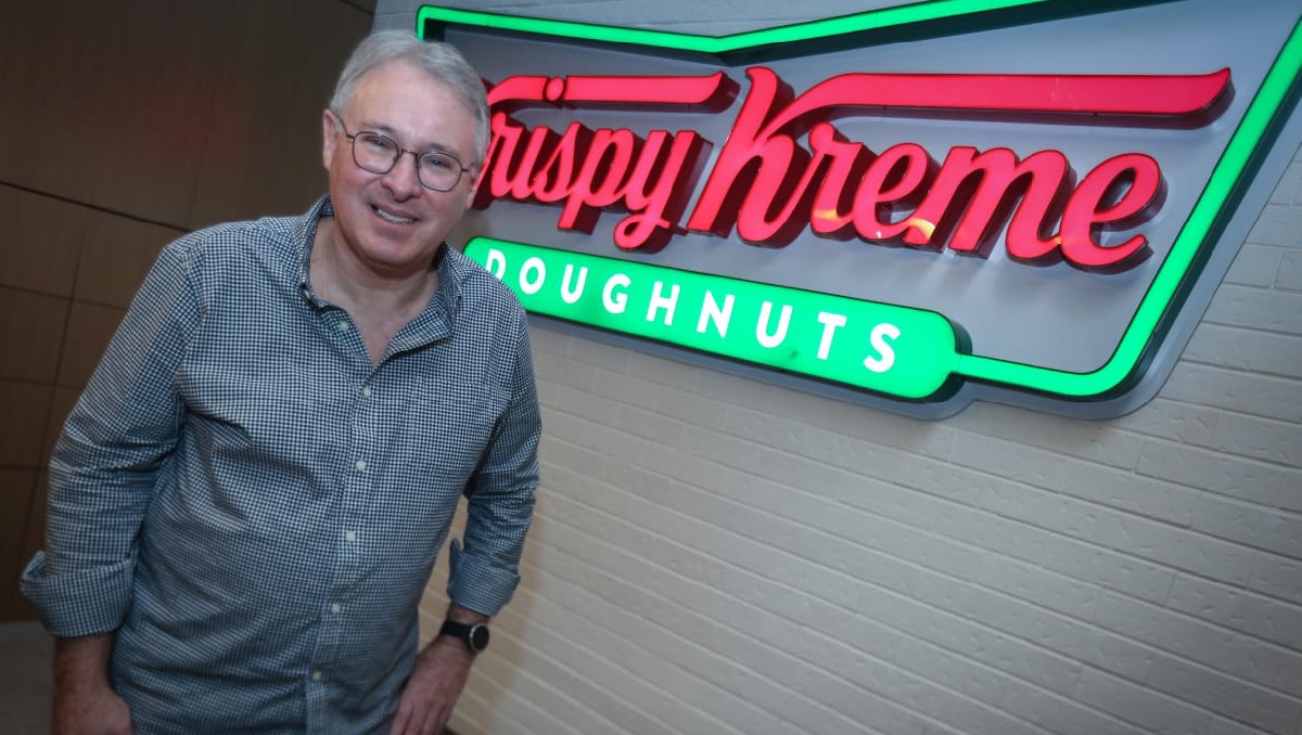 Santiago Sapiña, presidente y director general de Krispy Kreme. Enero, 2023. Foto: (Araceli López)