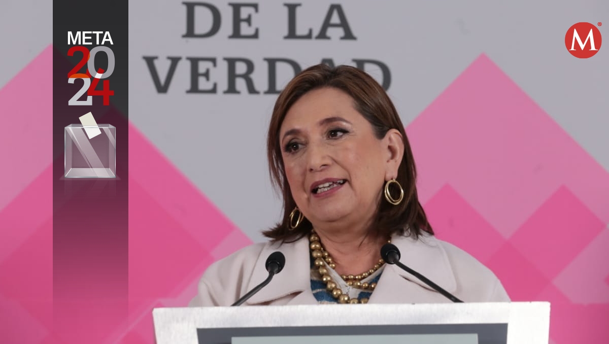 Xóchitl Gálvez, candidata del PAN, ofreció esta mañana su Conferencia de la Verdad. | Jesús Quintanar
