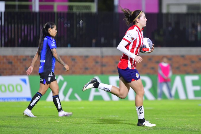 Alicia 'Licha' Cervantes marcó el 1-1 momentáneo.