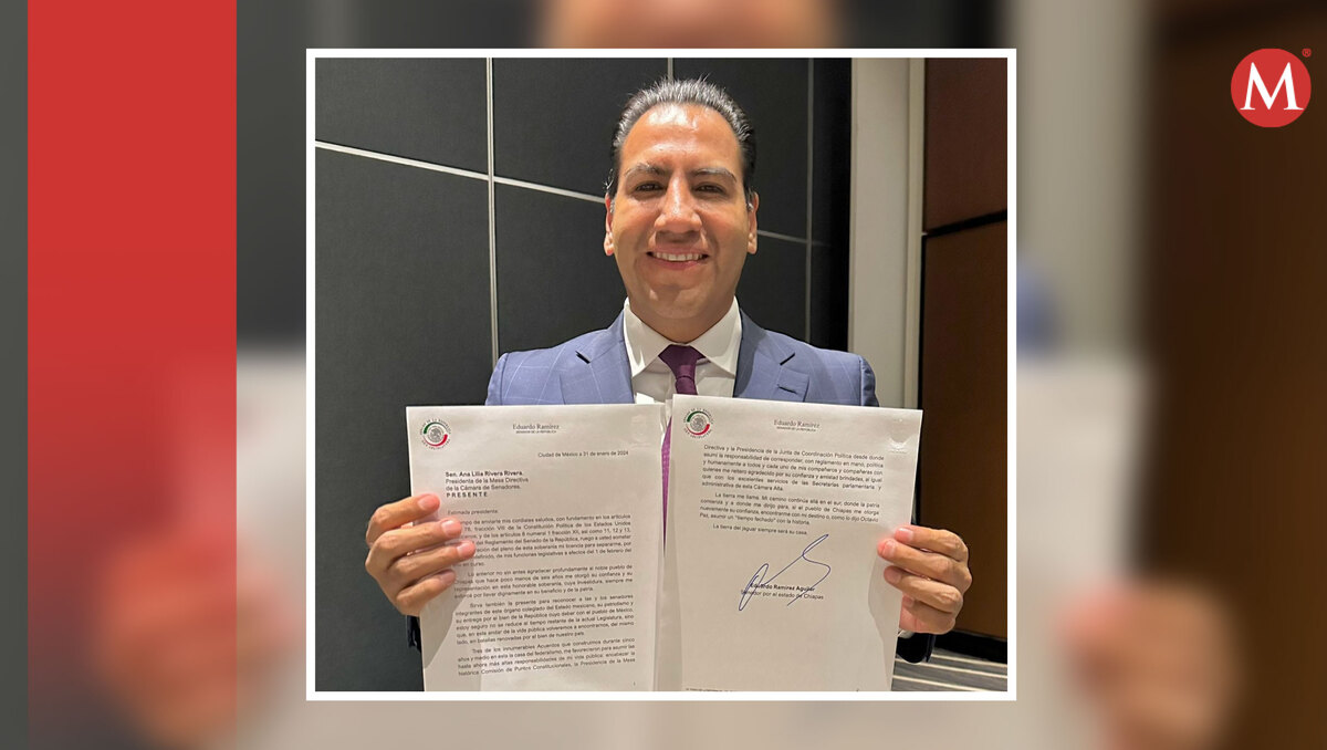 Eduardo Ramírez dejará la Jucopo y coordinación de Morena en el Senado | X: @ramirezlalo_