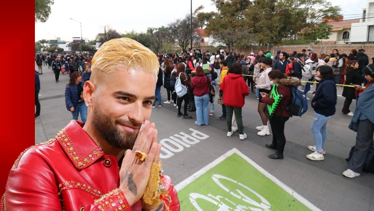 Fila para concierto de Maluma en Feria de León 2024 | Imagen especial, fotografías de Daniela Béjar