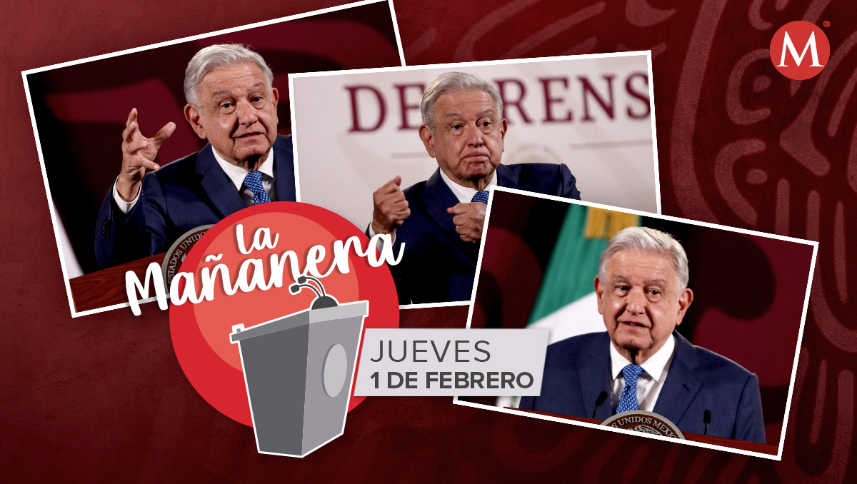 El presidente López Obrador en la mañanera desde Palacio Nacional. | Cuartoscuro