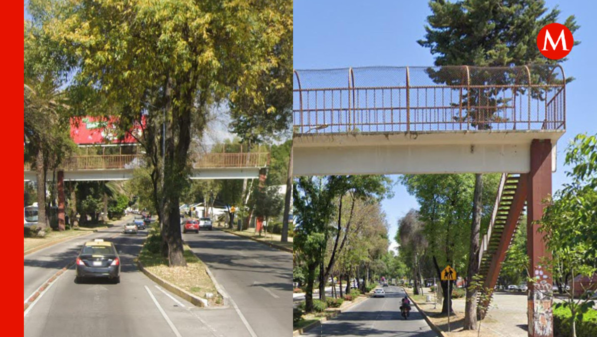 Retirarán puente peatonal de bulevar 5 de Mayo y Cenhch | Google maps