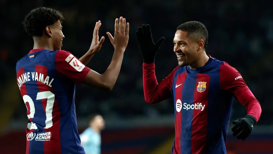 Víctor Roque le da el triunfo al Barcelona sobre Osasuna en La Liga española