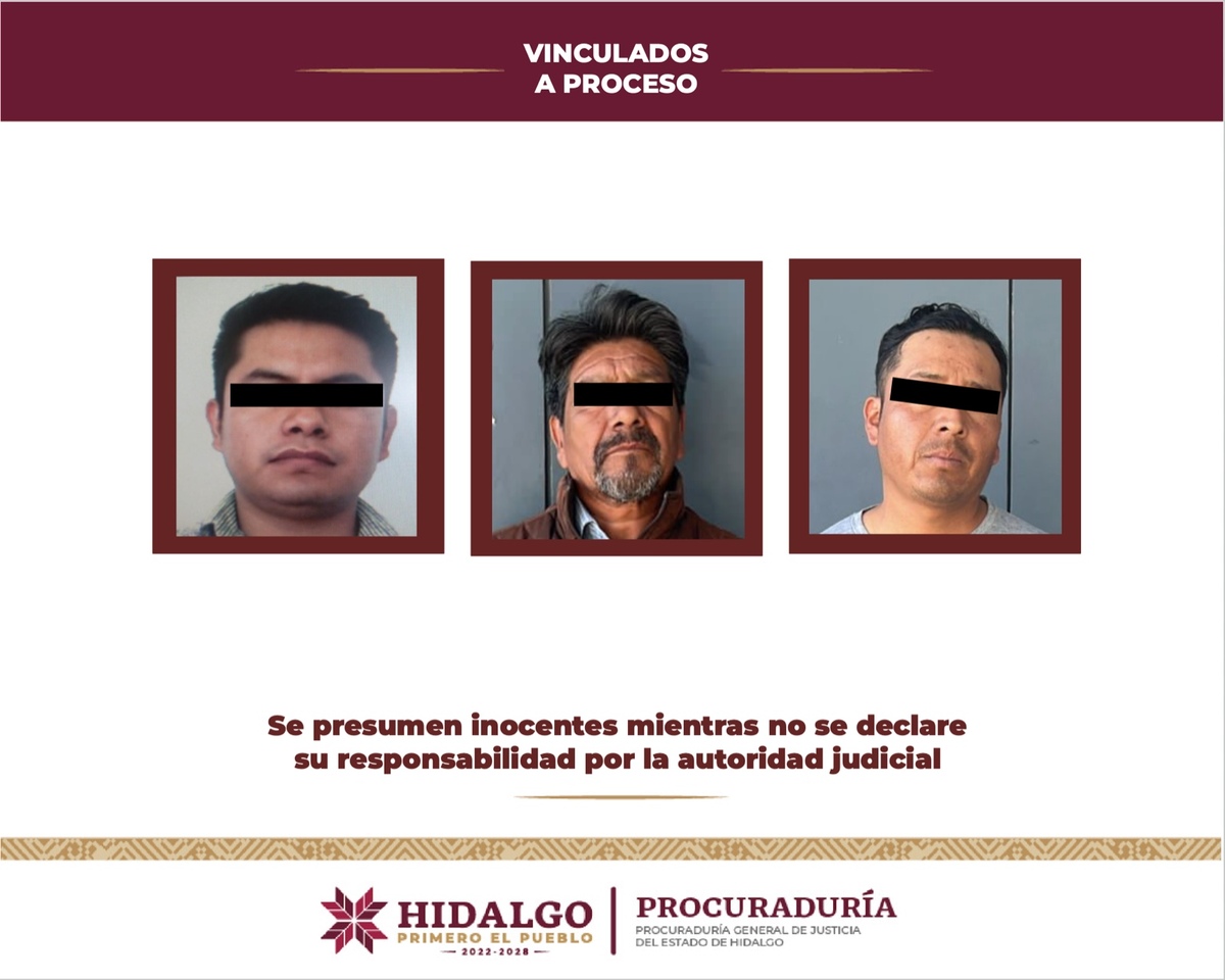 PGJEH consiguió que tres personas fueran Vinculadas a proceso.
