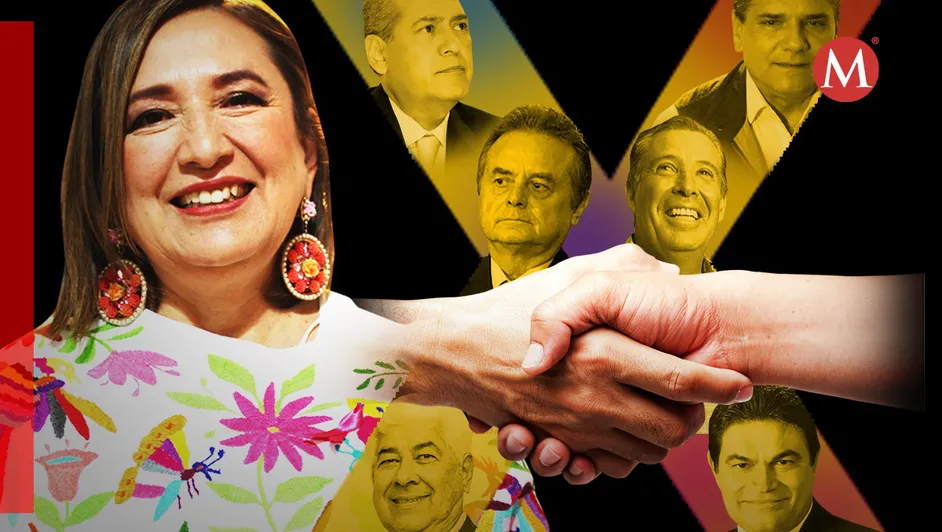 Xóchitl Gálvez pacta con  Beltrones, Malova y Aureoles para movilizar el voto