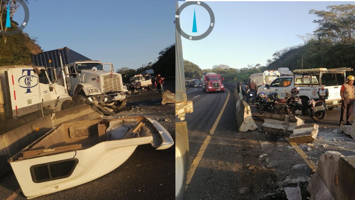 Accidente vial en Xalapa-Perote deja heridos y daños materiales | Especial