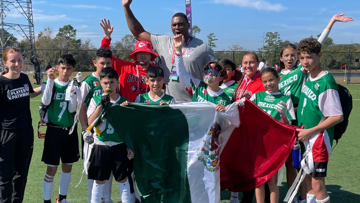 México subcampeón en Campeonato Internacional de Flag Football en Estados Unidos (Cortesía NFL)