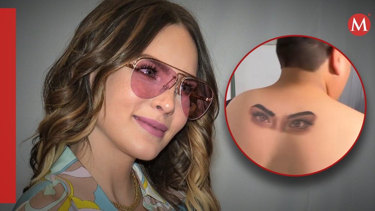 ¡Iguales a los de Nodal! Fan de Belinda se tatua sus ojos y así reaccionó la cantante