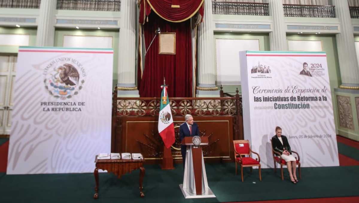 El titular del poder Ejecutivo federal también propuso que el salario mínimo nunca sea menor a los niveles de inflación. | Araceli López