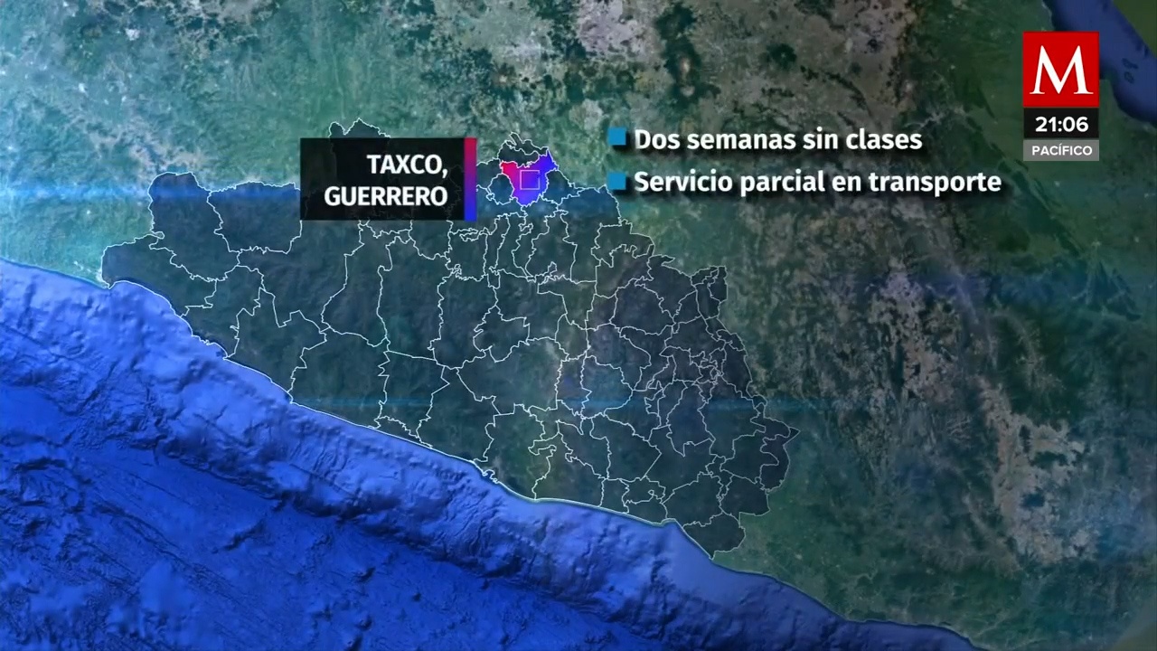 Amenazas al transporte y suspensión de clases continúan en Chilpancingo
