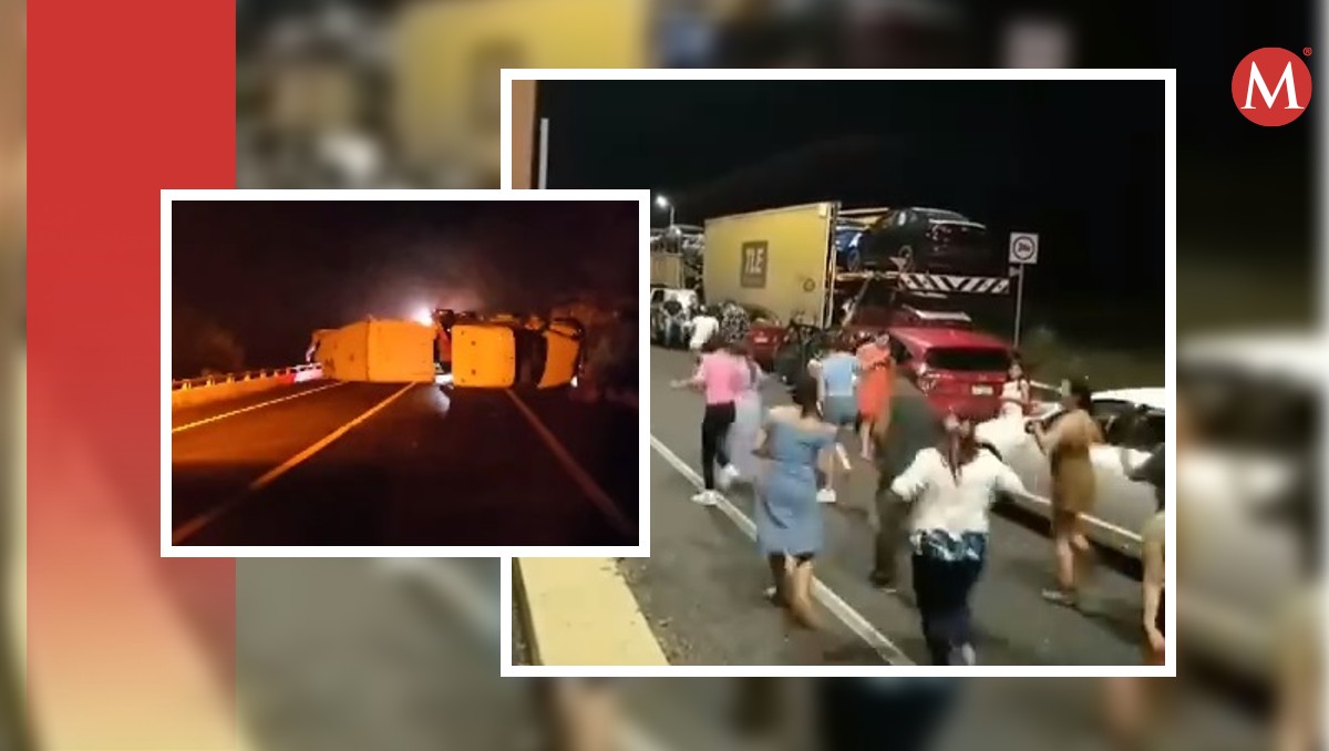 Automovilistas y pasajeros bailan tras varias horas varados en el tráfico | Especial