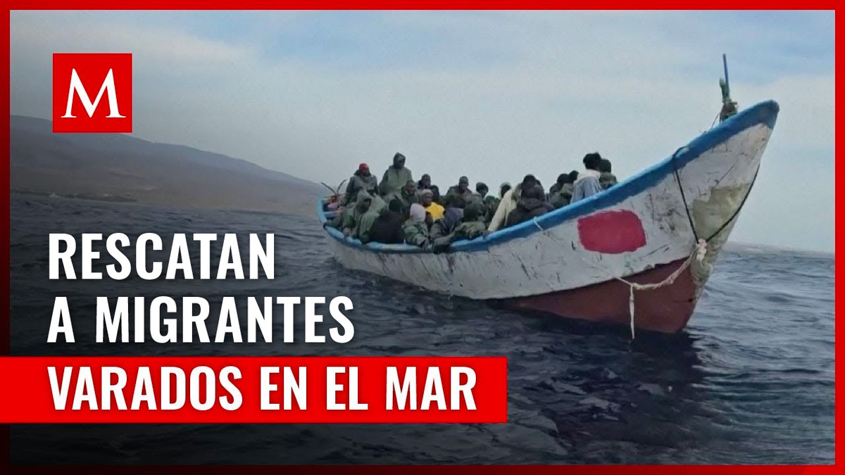 La Guardia Costera rescató a 47 inmigrantes frente a las Islas Canarias, España