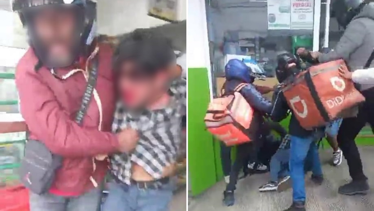 El sospechoso fue golpeado por al menos cuatro repartidores. | Especial