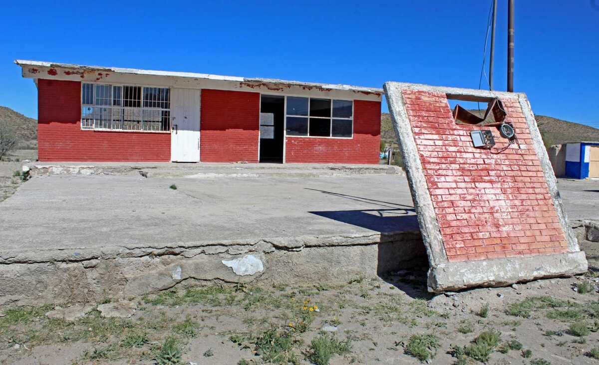 Escuela dañadas en Coahuila. (Roberto Amaya)
