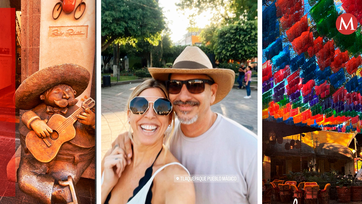 Florencia Bertotti aprovechó para turistear en Tlaquepaque. (Especial)