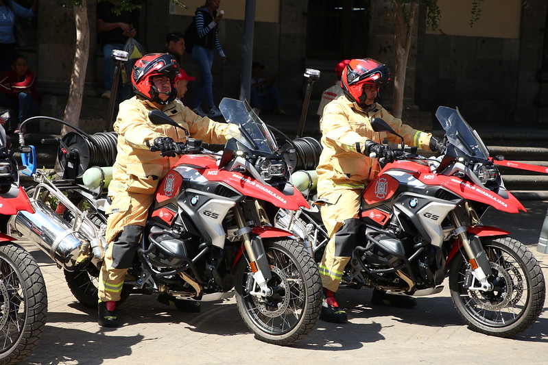 Inicia operaciones la División Motorizada de Protección Civil y Bomberos de Guadalajara. (Cortesía)