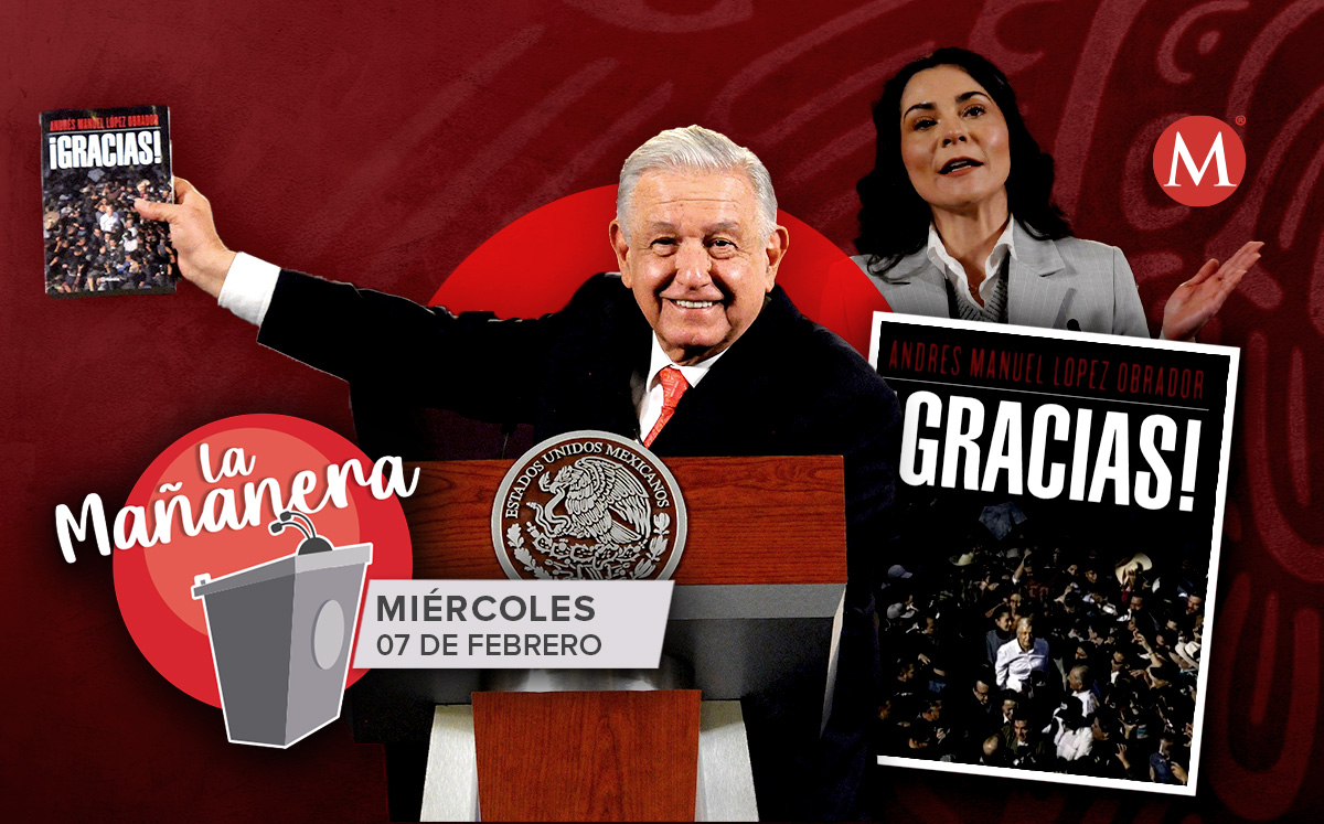 El presidente López Obrador en la mañanera desde Palacio Nacional. | Cuartoscuro