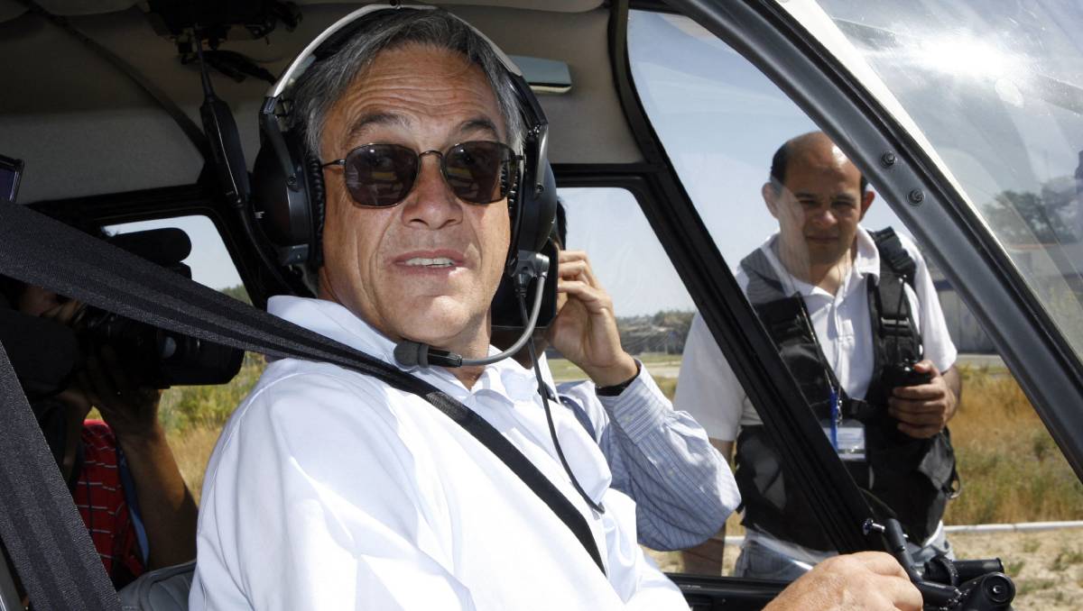 Sebastián Piñera fue piloto profesional y disfrutaba manejar sus aeronaves | AFP