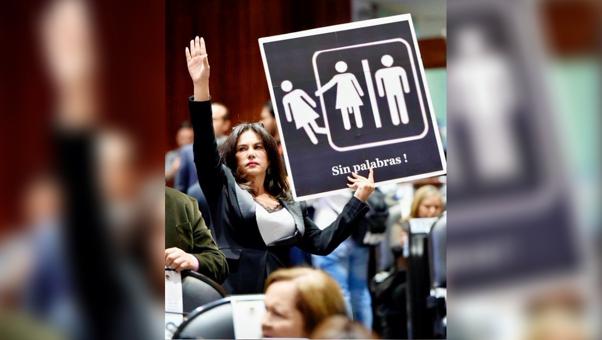 Teresa Castell protestó contra el fallo del TEPJF. (X)