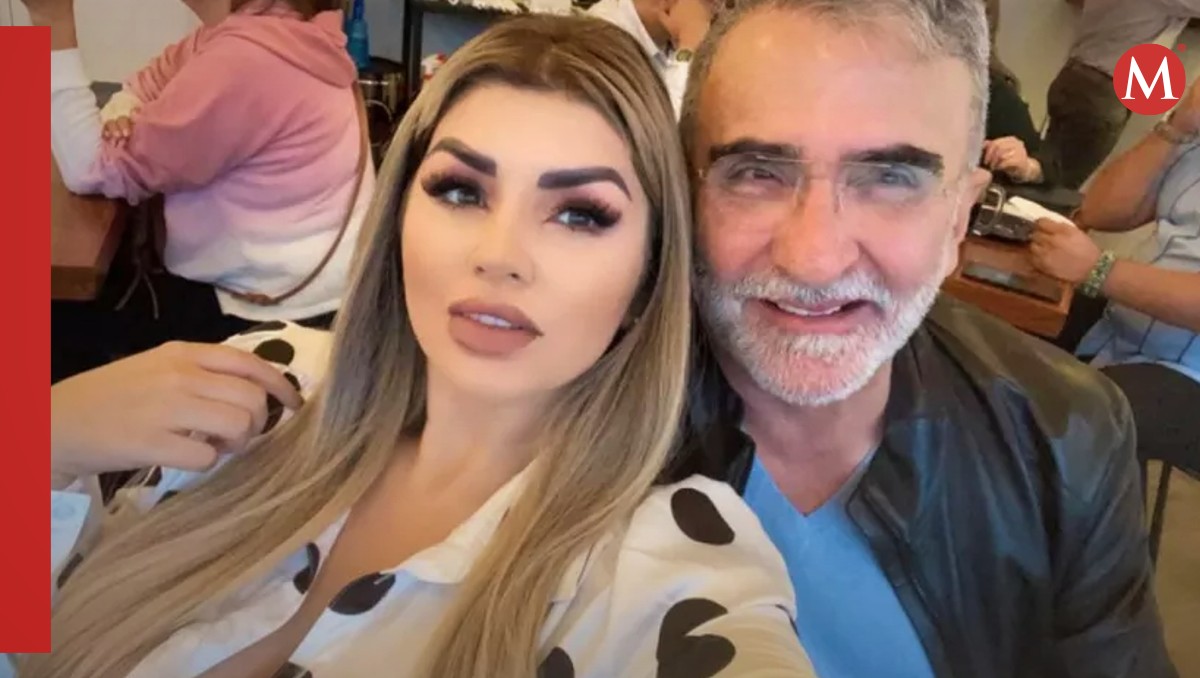 Vicente Fernández Jr y su esposa. | Especial
