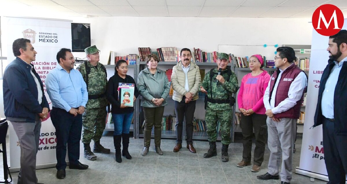 Gobernadora Delfina Gómez rehabilita espacios educativos en Texcaltitlán