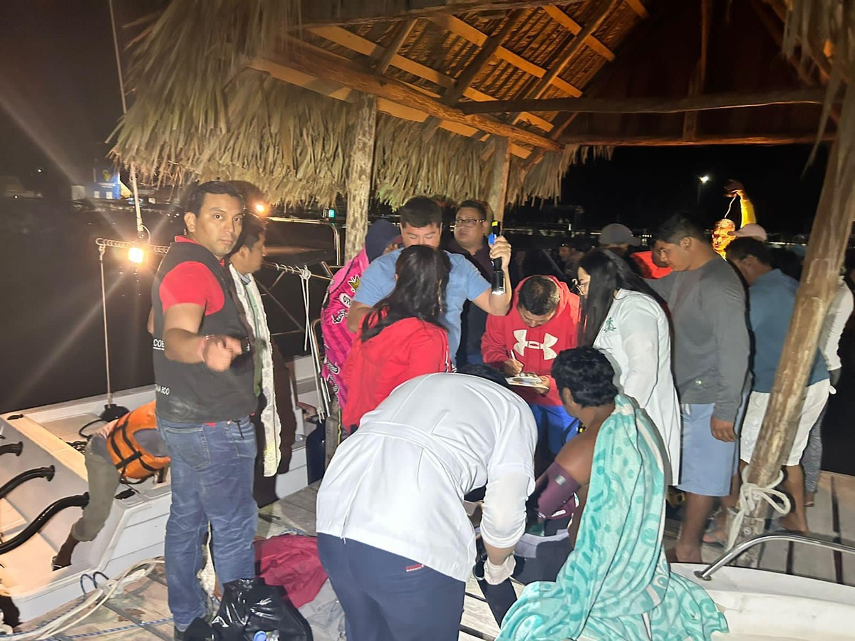 Los cuatro pescadores fueron localizados en buen estado de salud, informó la gobernadora Mara Lezama. | Especial