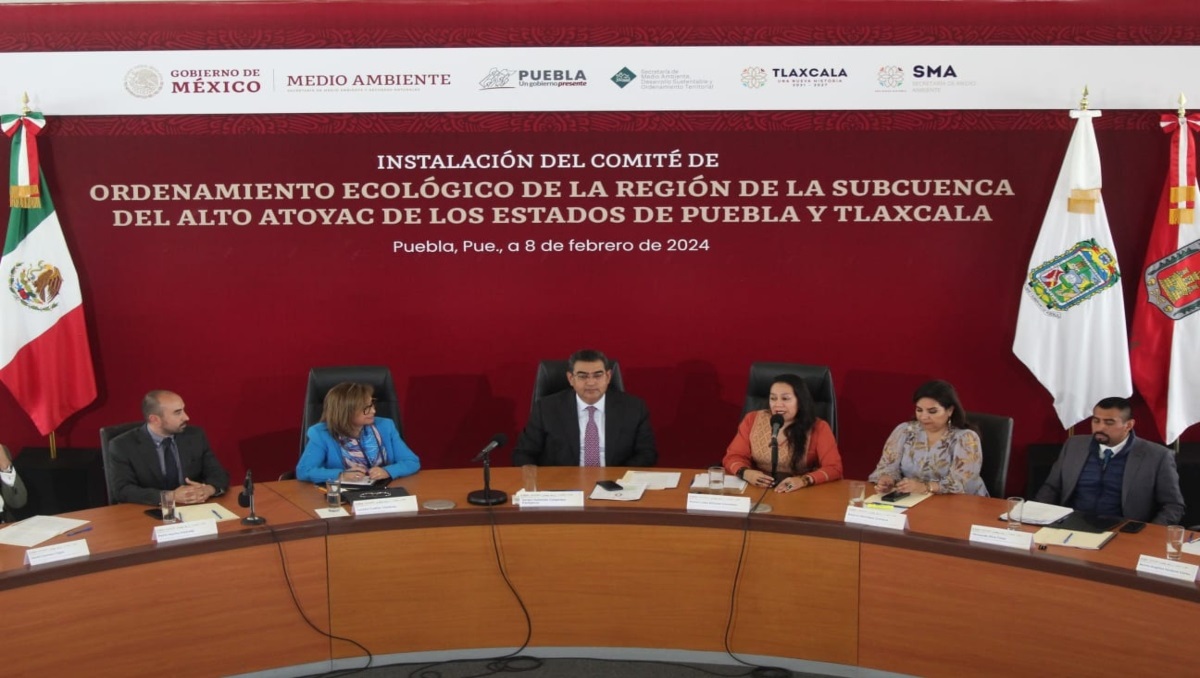 Puebla y Tlaxcala presentan comité Ordenamiento Ecológico del Atoyac | Melanie Torres