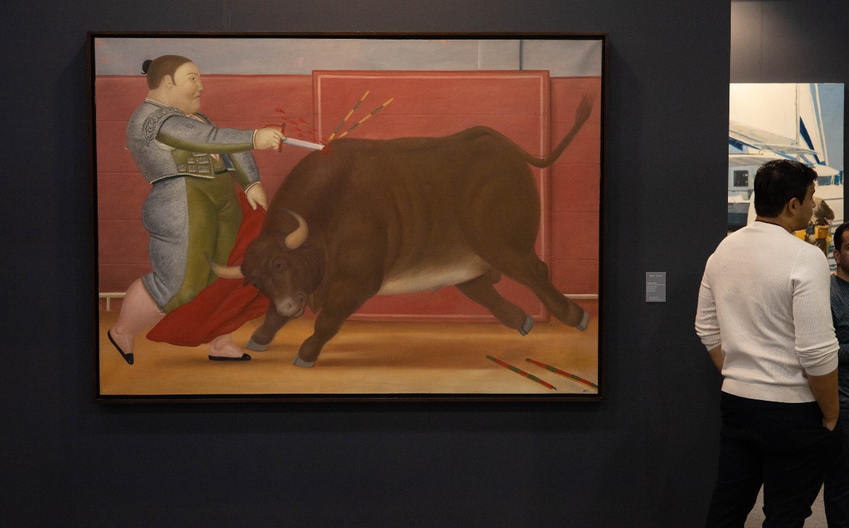 La estocada, de Fernando Botero. FOTO: Octavio Hoyos