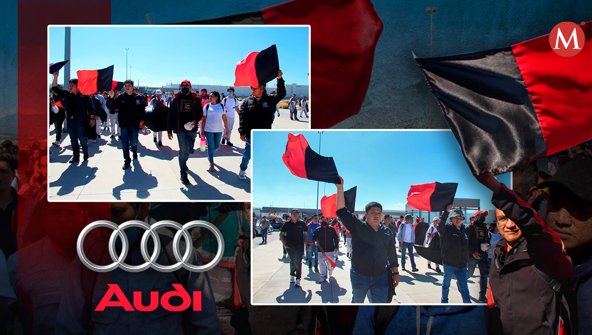 Huelga en Audi México | Melanie Torres / Diseño Samantha Martz