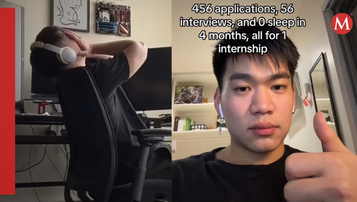 Joven se vuelve viral tras revelar que envió 456 solicitudes de trabajo. | TikTok @oliesandroid