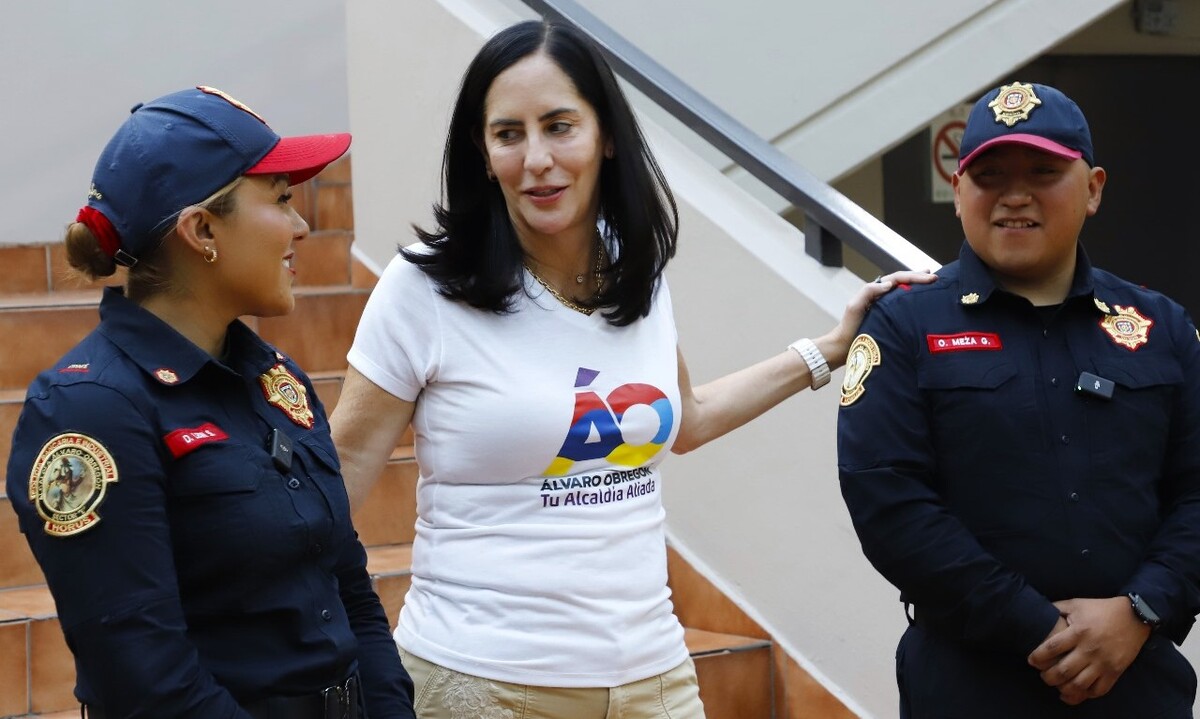 Lía Limón, reconoce labor de policías Blinder Álvaro Obregón