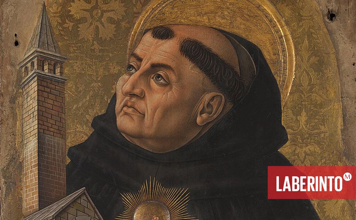 Pintura que muestra a Tomás de Aquino, hecha por Carlos Crivelli en 1476. (Wikimedia Commons)