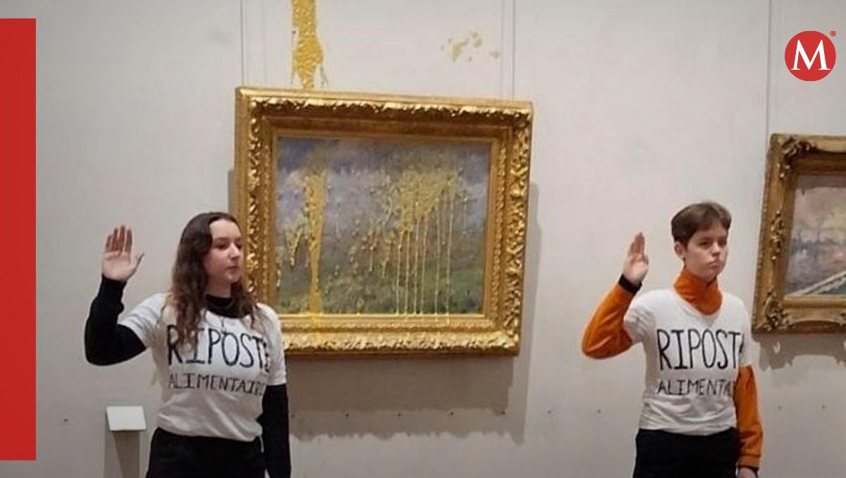 Activistas lanzan sopa contra un cuadro de Monet |EFE