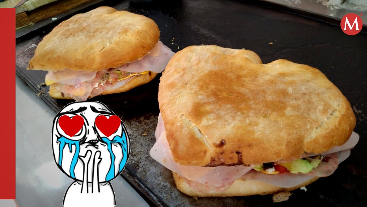 Torta de la barda en forma de corazón. (Jesús Alberto García)