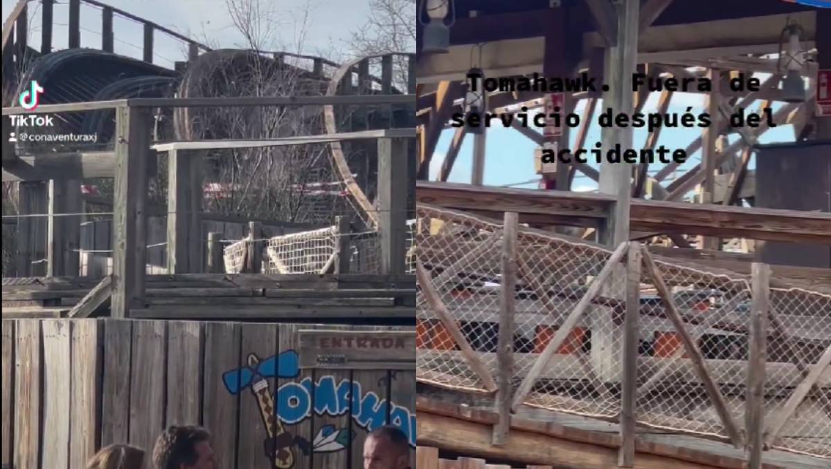 El accidente ocurrió en la atracción infantil Tomahawk | Especial