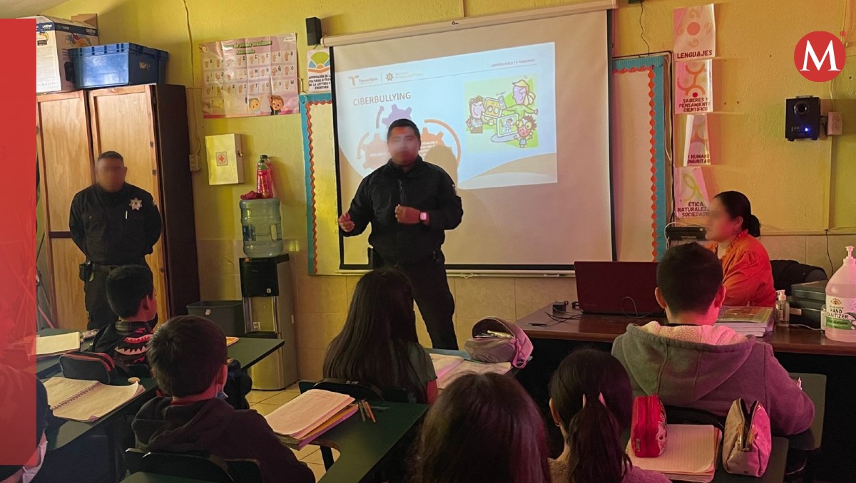 Como parte de acciones preventivas de violencia en diferentes modalidades, personal de la GE de Género presentó el tema ‘’Ciberbullying’’ en escuelas.