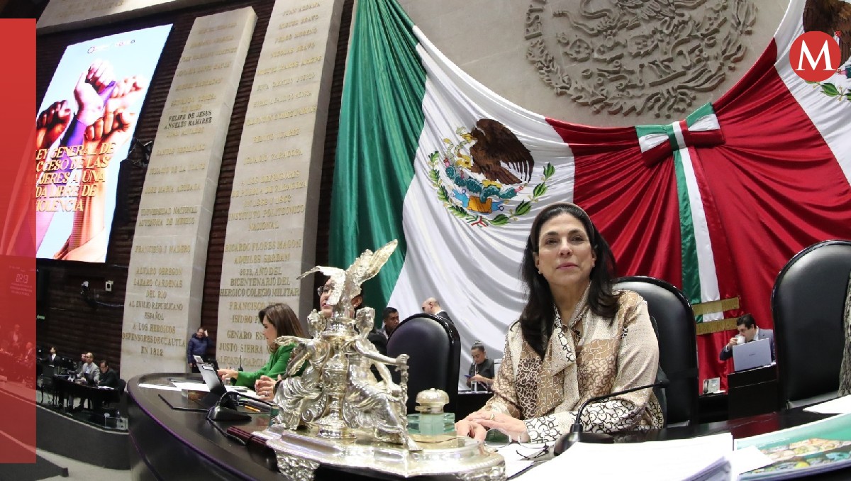 Marcela Guerra, presidenta de la Mesa Directiva en San Lázaro. | Especial