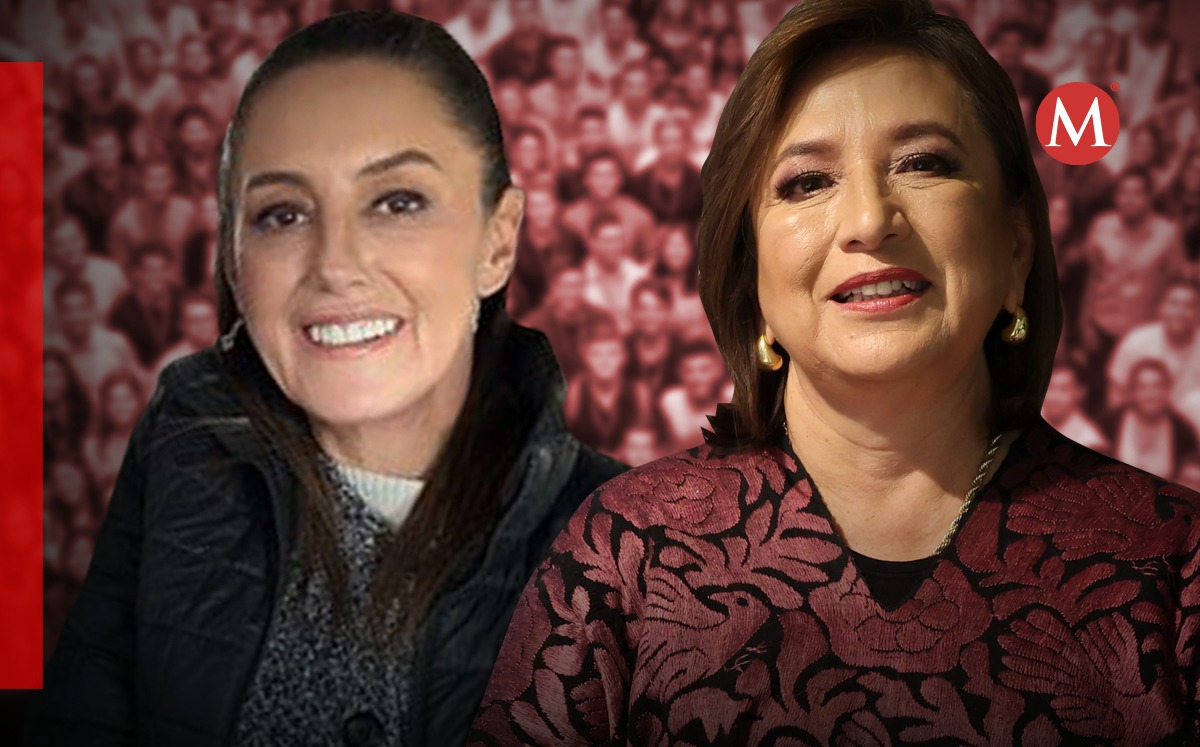 MilenIA muestra que la fuerza en Facebook e Instagram es equivalente a la intención de voto para las abanderadas | Diseño por Milenio