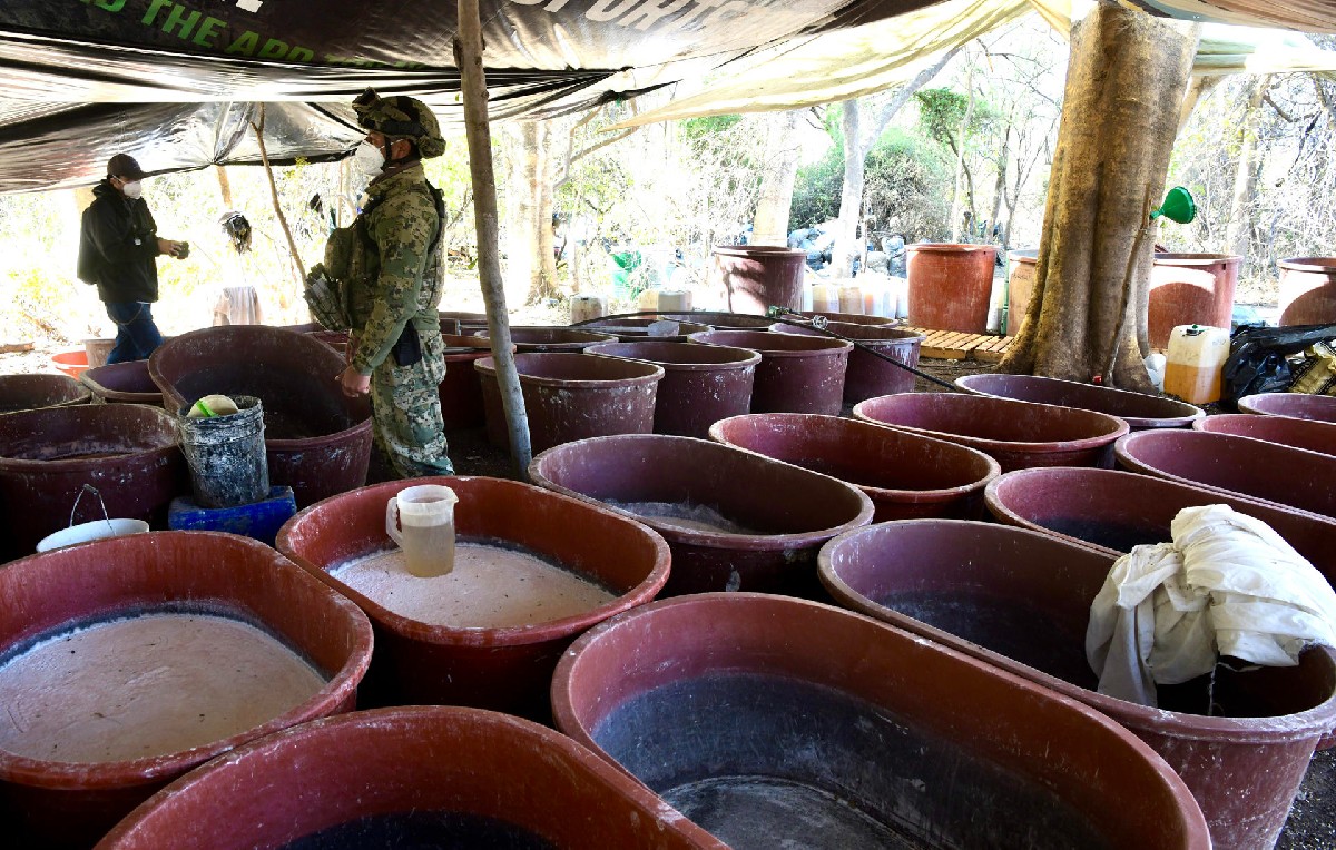 Narcolaboratorio en Sonora (EFE)
